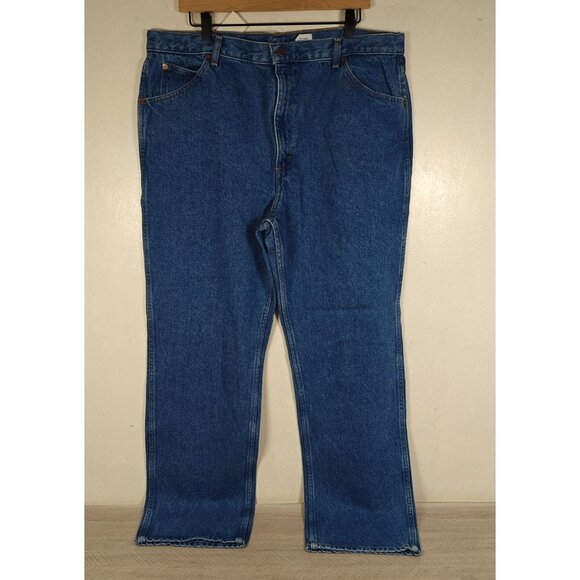 Sears Roebucks Vintage Jeans 40x30 Men's Blue Denim 100% Cotton Straight Leg NEW - Picture 6 of 8